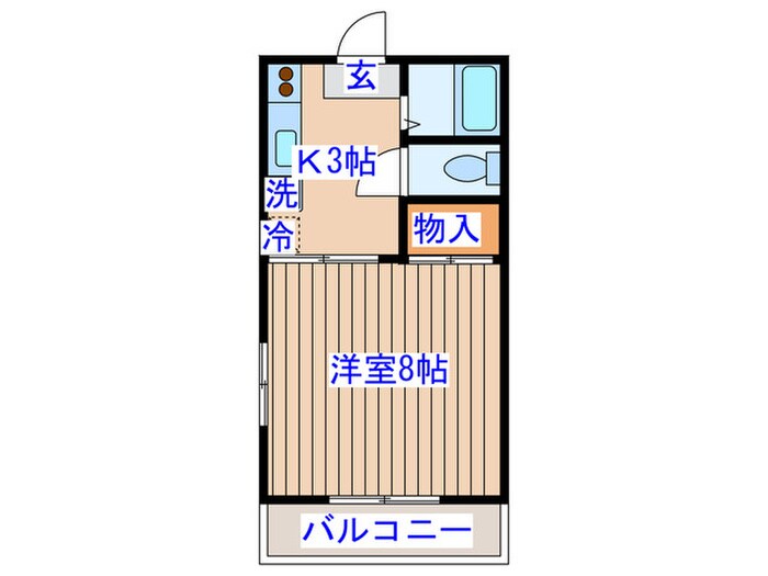 野田コ－ポ小松島の物件間取画像