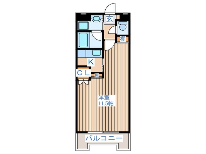 ロンディ－ヌⅠ長町の物件間取画像