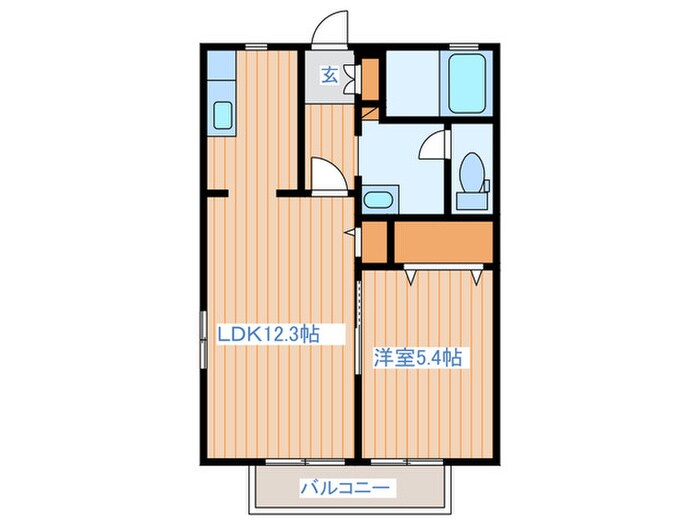 クロスロードⅢの物件間取画像