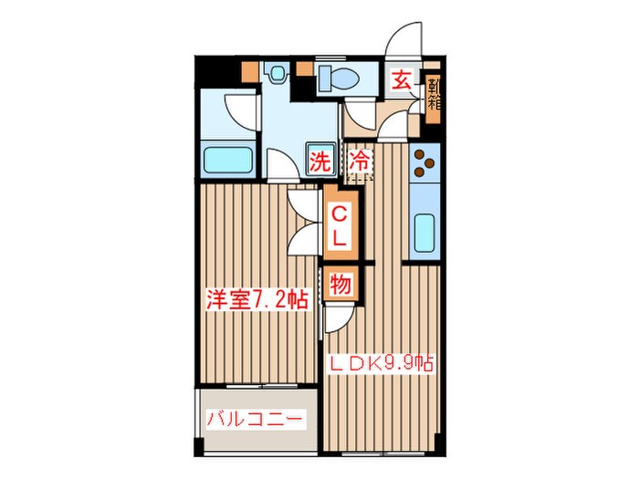 グリ－ンハピ－向山の物件間取画像