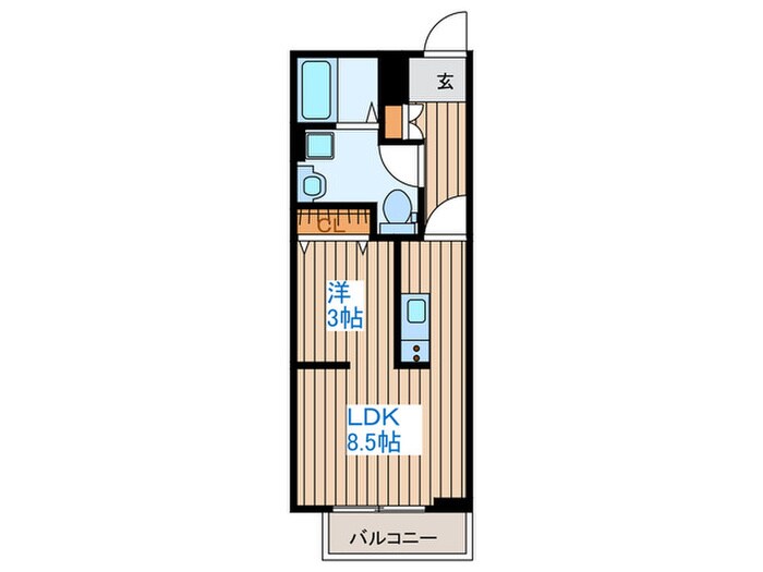 メリディアン川平伍番館の物件間取画像