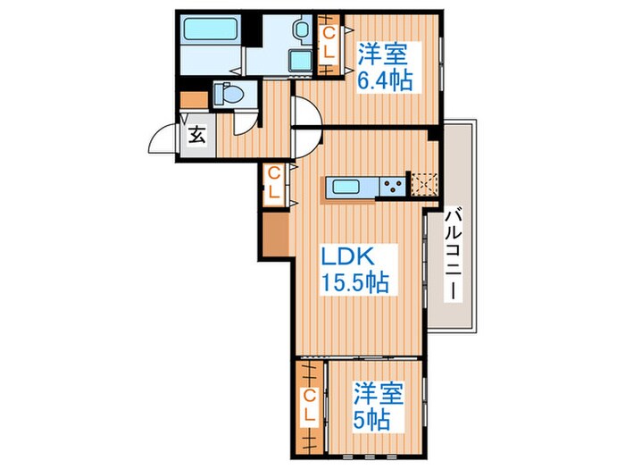 セレーネ向山の物件間取画像