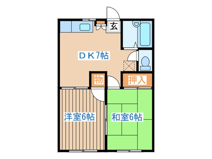 物件間取画像
