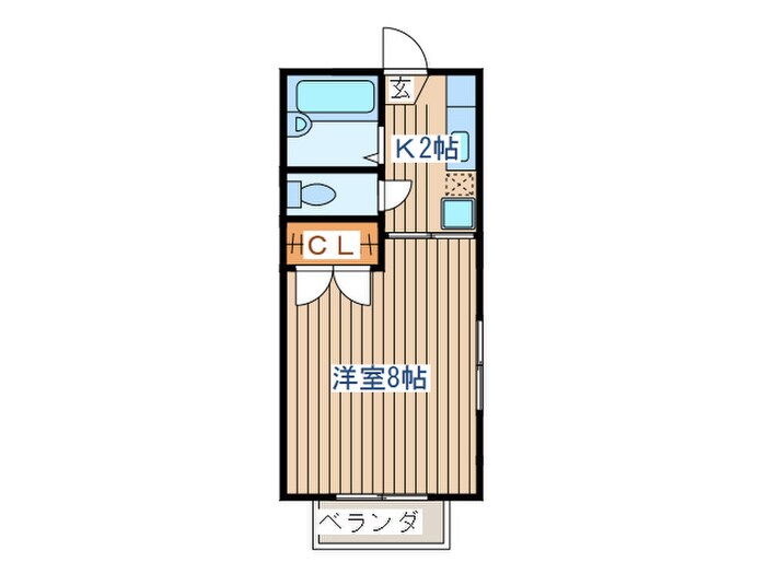 ｺﾝﾃｯｻ中山台の物件間取画像