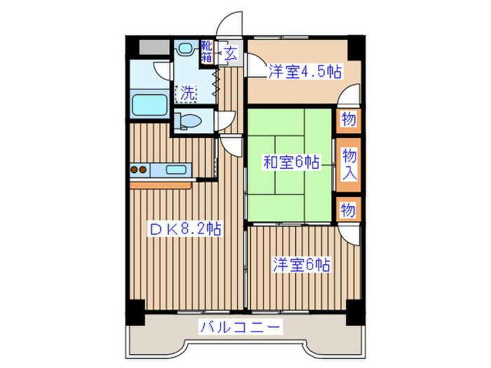 エクセレント結城　２の物件間取画像