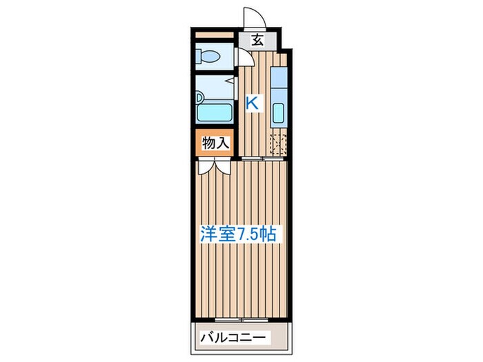 第３レジュエールの物件間取画像