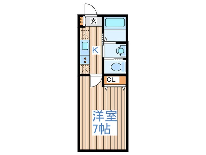 Leafia‐Bの物件間取画像