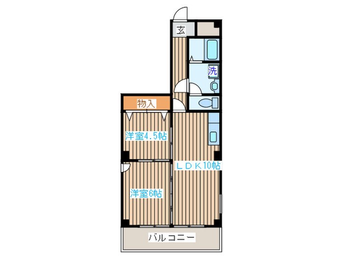 レストプラザの物件間取画像