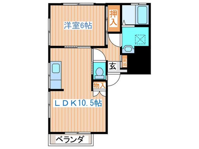 メゾンファーストの物件間取画像