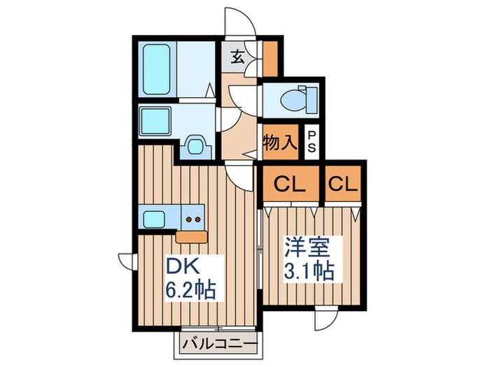 LINK  STAGE富沢駅前 Ⅱの物件間取画像