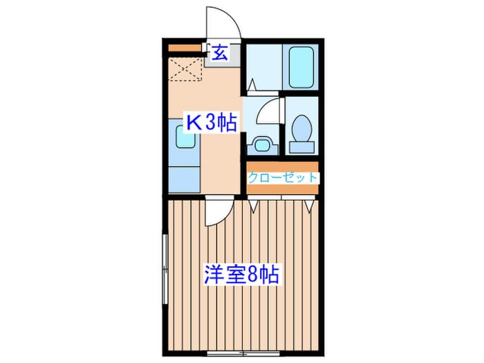 ルージュ１番館の物件間取画像