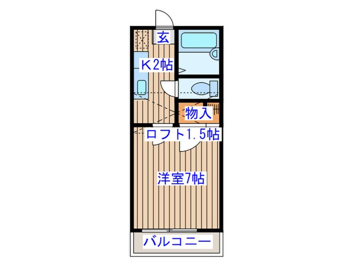 エアリ－ヒルズの物件間取画像