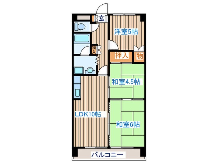 パークサイドアベニューの物件間取画像