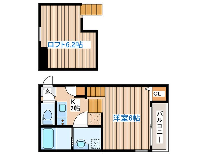 アゼリア八本松の物件間取画像