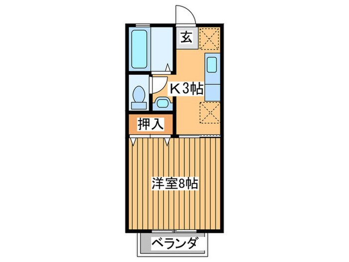 ﾄｩｲﾝｸﾙｺ-ﾄ文化町１１番館の物件間取画像