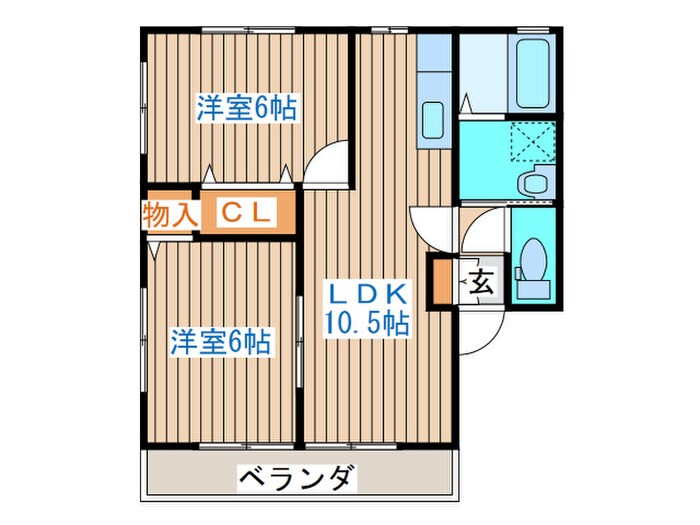 サンフラワーの物件間取画像