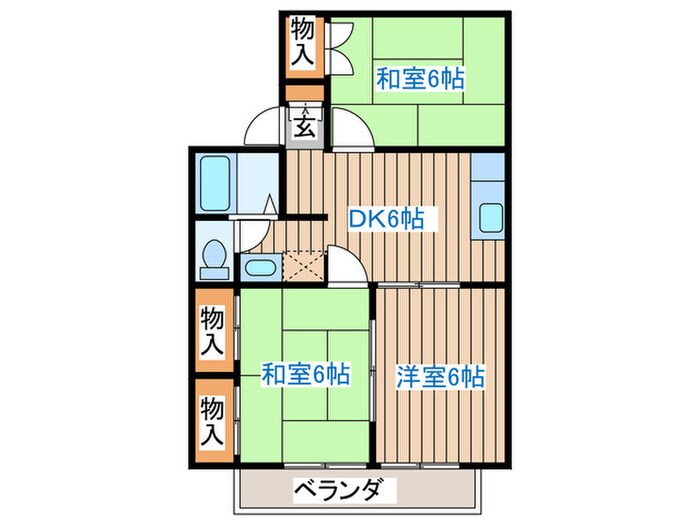 セジュ－ル柧Ａの物件間取画像