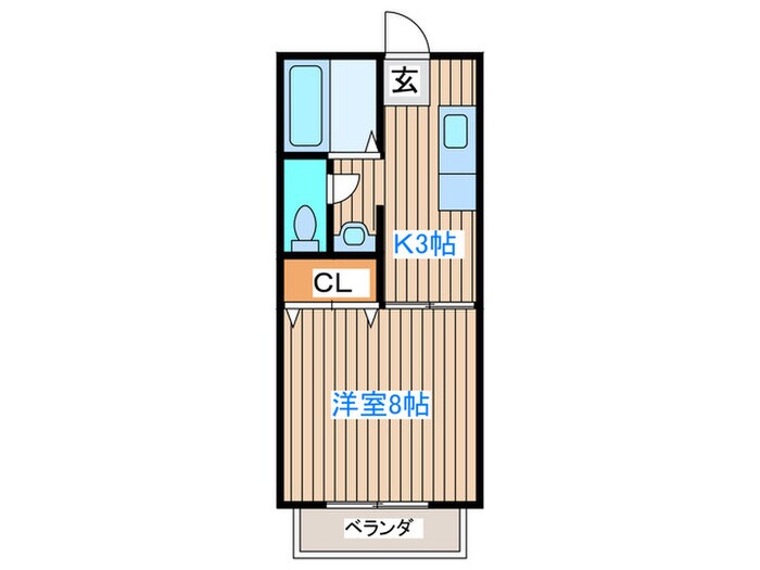 ﾄｩｲﾝｸﾙｺ-ﾄ文化町１２番館の物件間取画像