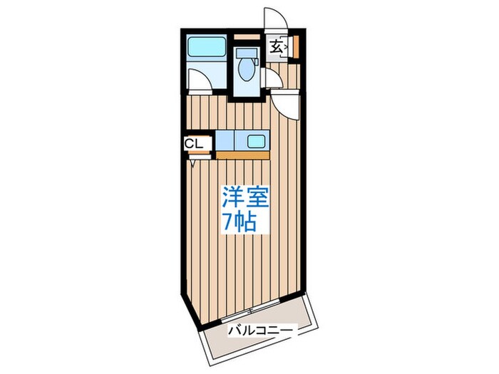 パートナー幸町の物件間取画像