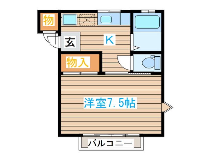 コ－ポツルの物件間取画像
