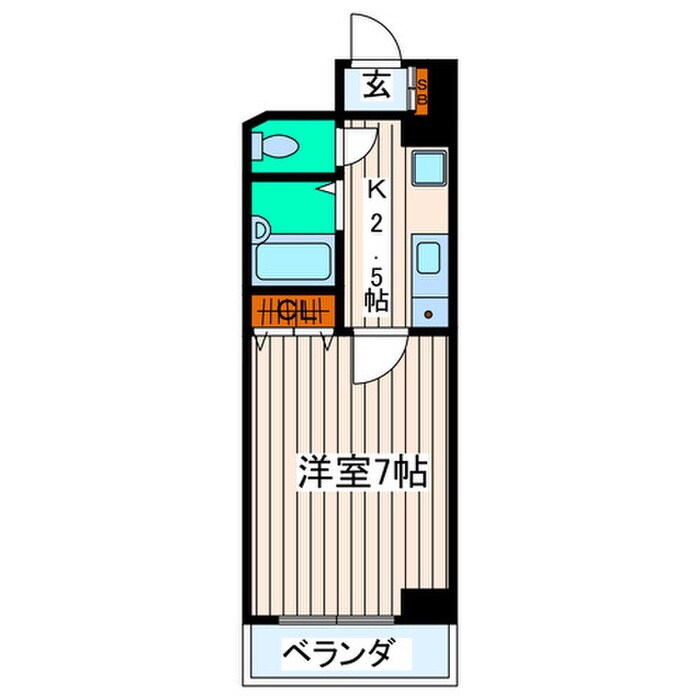 シティマンション錦町の物件間取画像