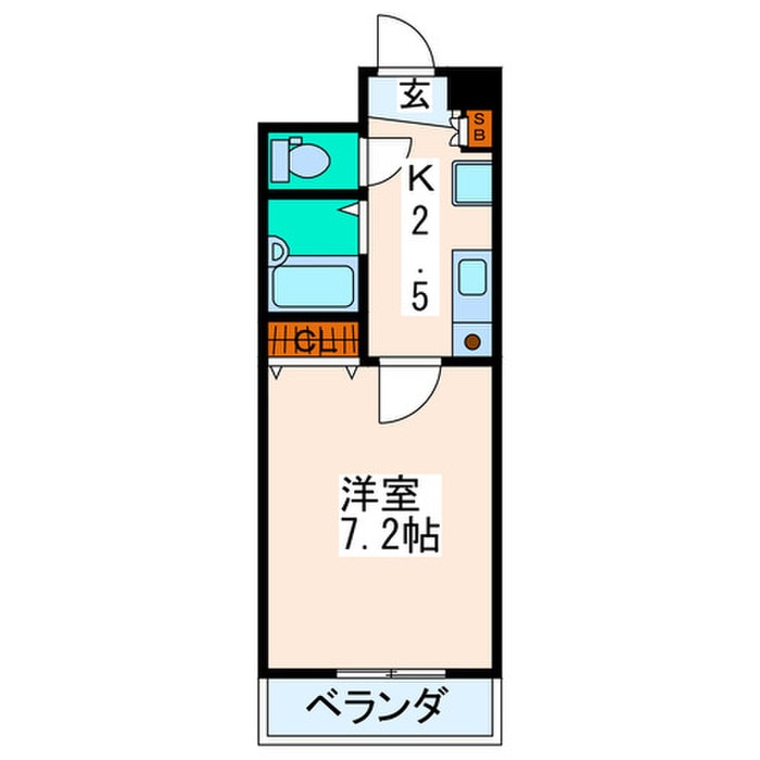 シティマンション錦町の物件間取画像