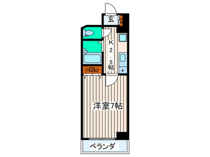 シティマンション錦町の物件間取画像