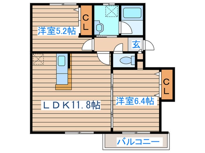 ブリックス清水沼の物件間取画像