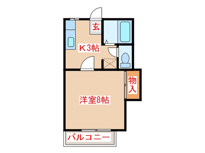 クレストヒルズの物件間取画像