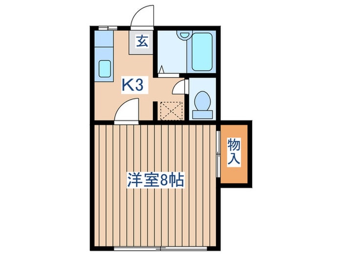 クレストヒルズの物件間取画像