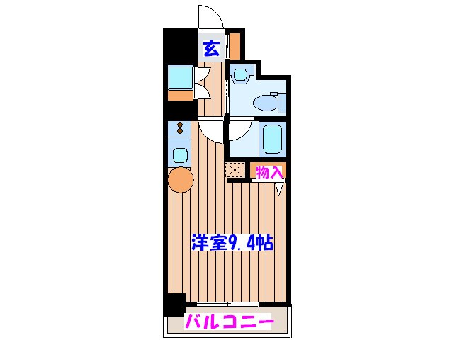 ヒュ－マンハイム平成の物件間取画像