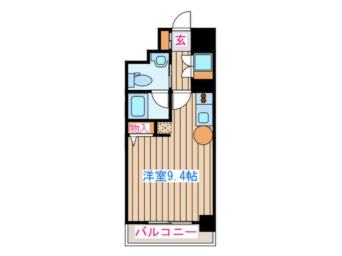 ヒュ－マンハイム平成の物件間取画像