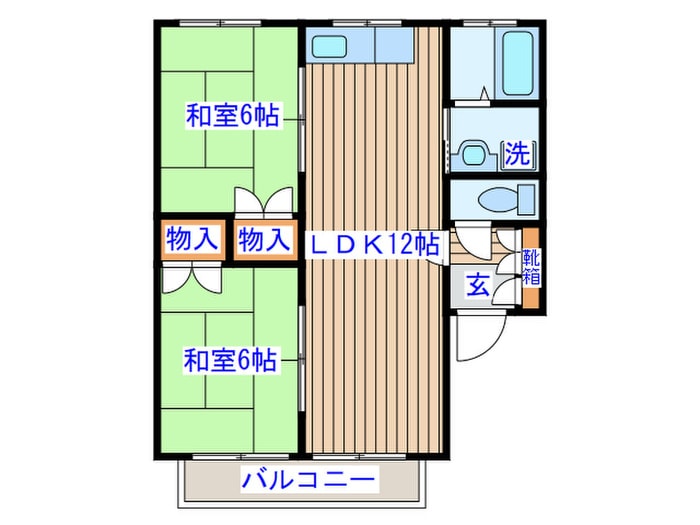 メープルＳＫ２の物件間取画像