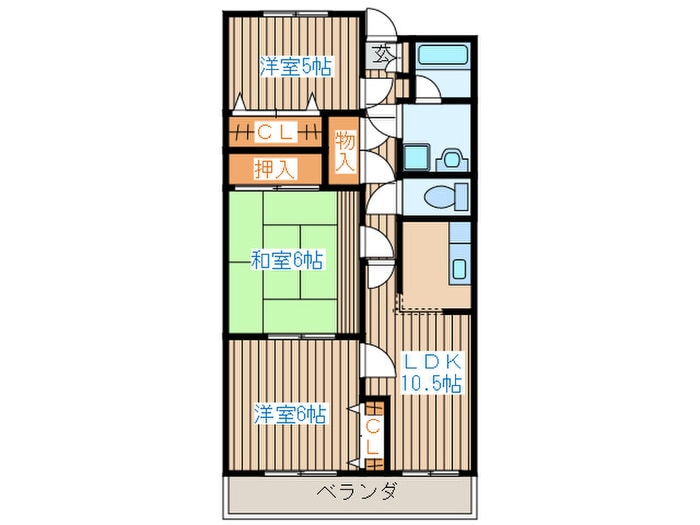 CITY手倉田の物件間取画像