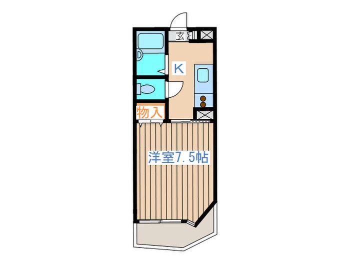 旭サ－クルコンフォ－トの物件間取画像