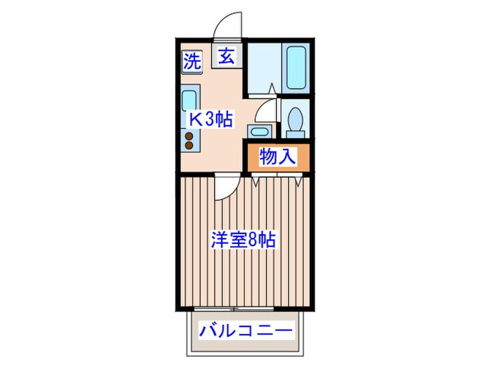 第２サンガ－デン菊田の物件間取画像