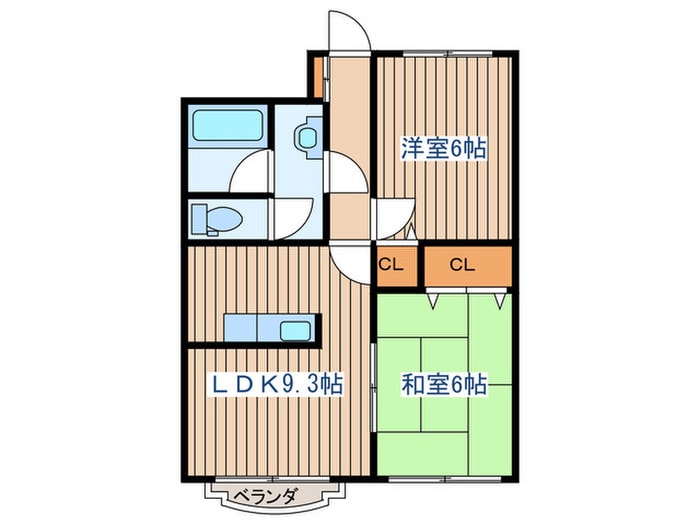 吉田ハイツの物件間取画像