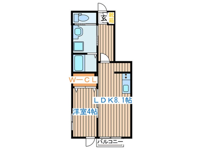 ルミエールの物件間取画像