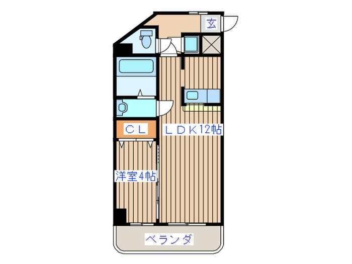フェリシダ東仙台の物件間取画像