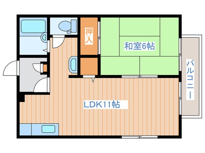 ふれんどはうすⅠ番館の物件間取画像