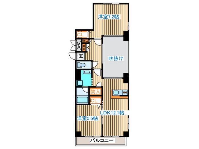 ＡＲＫＡＳ良覚院の物件間取画像