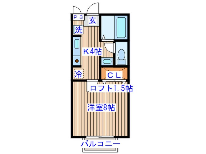 コンフォ－トＡＳＡＫＡの物件間取画像