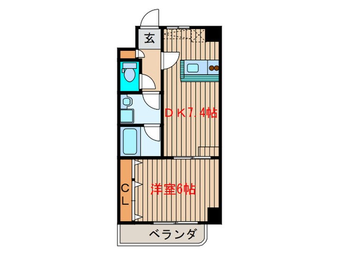 メ－プルⅠの物件間取画像