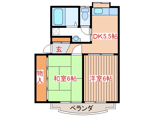 アメニティイズミの物件間取画像