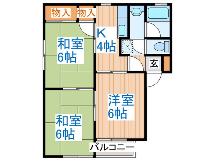 オックスフォード笠神の物件間取画像