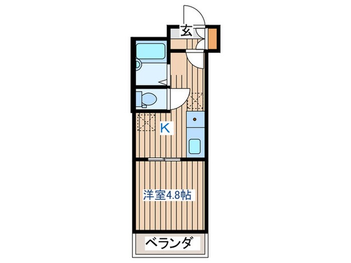 プラウディア宮城野の物件間取画像