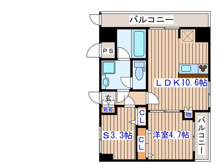 フェリ－スの物件間取画像