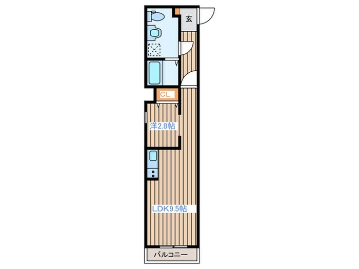 メリディアン・ナオミの物件間取画像