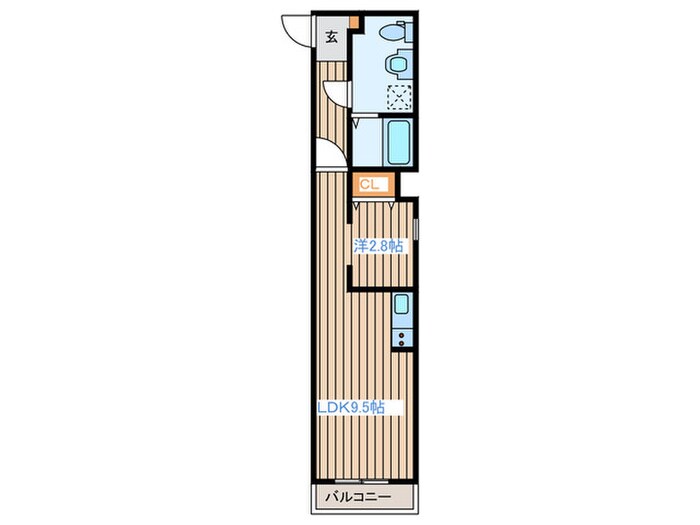 メリディアン・ナオミの物件間取画像