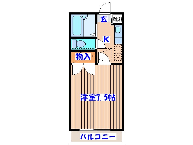 コーポ・ラックスの物件間取画像